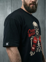 Футболка оверсайз хлопковая черная Legenda Кости боевые