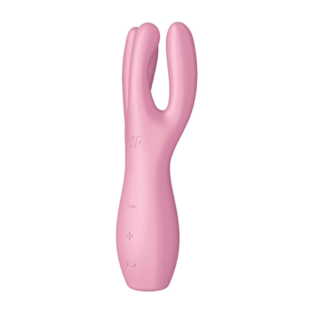 Вибростимулятор 14см Satisfyer Threesome 3 Pink