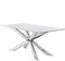 Обеденный стол Steelgor 180х90 см, белый камень