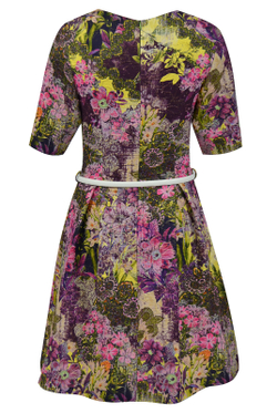 Нарядное платье 1185АН, Фиол-зеленый #254ФЗ051185АН