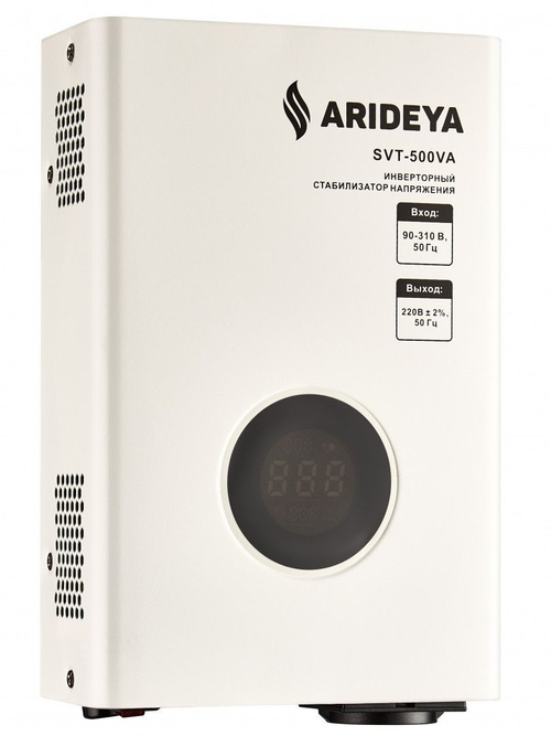 Стабилизатор напряжения инверторный SVT-500VA Arideya ARD-17-500BA-IN