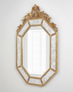 Зеркало в раме "Лидс" 19C. Gold/02