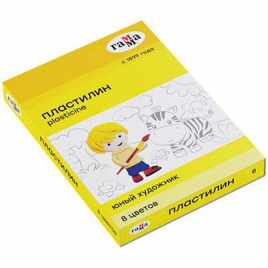 Пластилин 08 цв. 112 гр. (Гамма) 