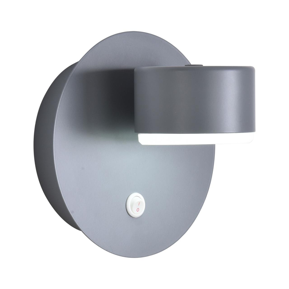 8345/1W COMFI LN26 433 серый, металл Бра GX53 LED 1*7W 220V TORINA