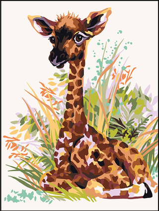 "Жираф"-10524 W канва с рисунком