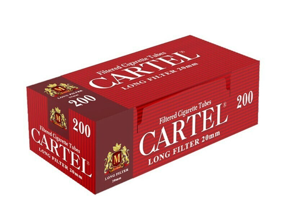 Гильзы для сигарет "Cartel" Long Filter 200шт