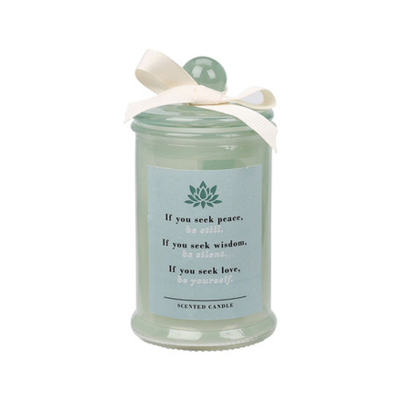 Аромасвеча в стекле с крышкой 60*110 см в ассортименте