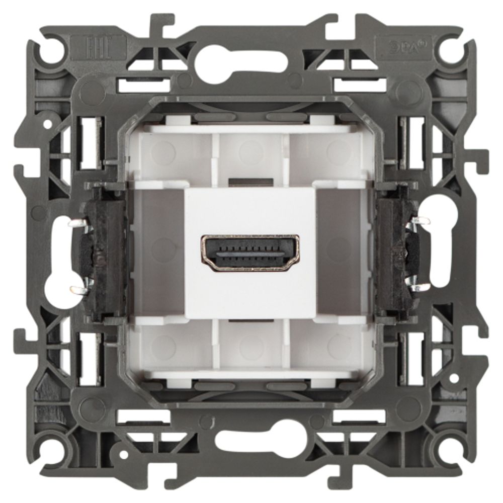 Розетка ЭРА Серия 12 12-3114-16 HDMI титан | ЭРА 12 Титан