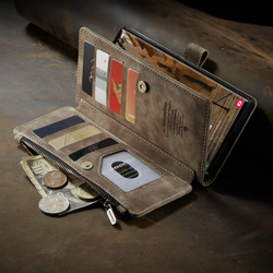 Многофункциональный чехол-кошелек CaseMe 3 in 1 Matte Wallet для Samsung Galaxy S25 Ultra