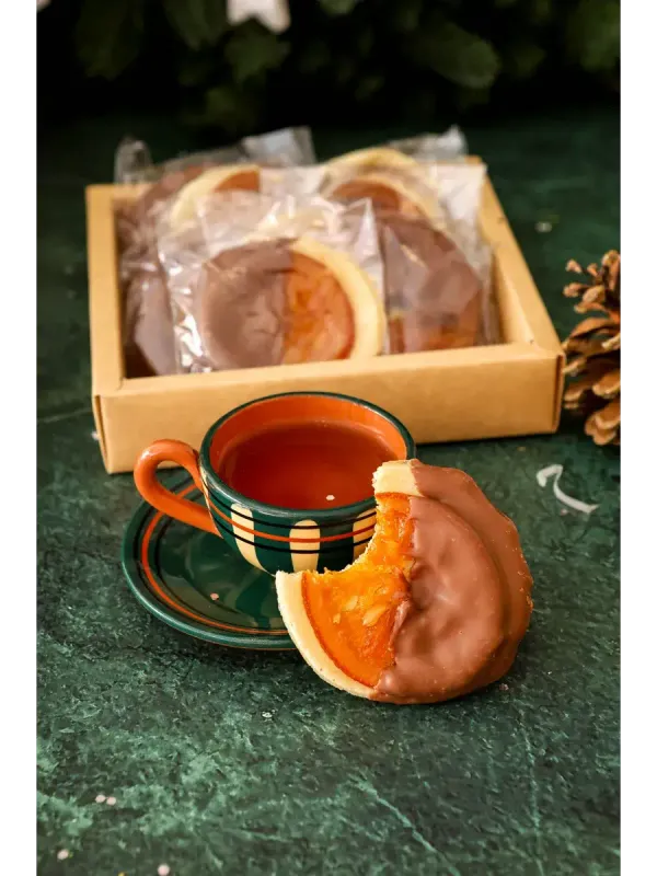 Апельсин в шоколаде 