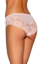 Соблазнительные трусики-слипы с кружевом (Размер: XXL) (Цвет: нежно-розовый)