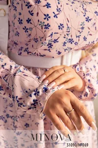 Платье 869-розовый Minova