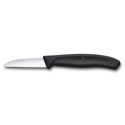 Фото нож для овощей VICTORINOX SwissClassic лезвие из нержавеющей стали 6 см чёрная пластиковая рукоять с гарантией