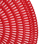 Салфетка на стол 38см «Ариадна», цвет красный