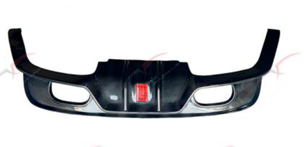 Карбоновый диффузор заднего бампера для Jaguar XE 2015-2020 Ягуар