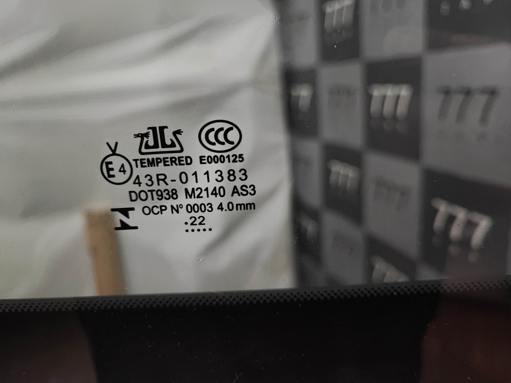 Стекло панорамы заднее Tiggo 8, Pro, Pro Max Б/У Оригинал 603000164AA