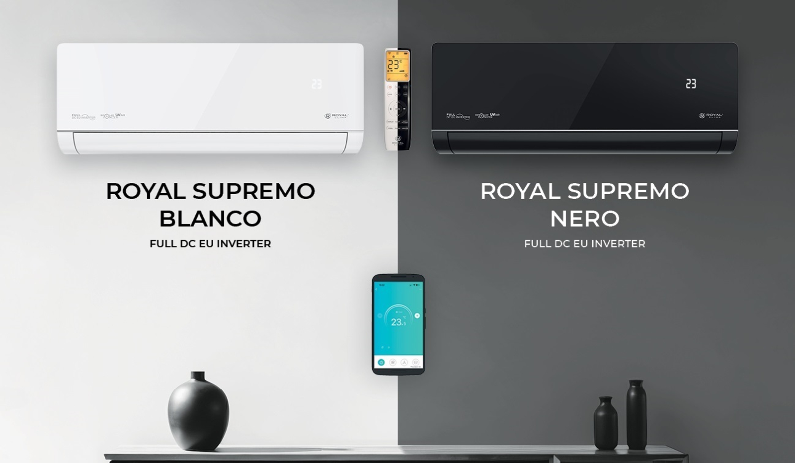 Новинки от ROYAL CLIMA: инверторные кондиционеры серии ROYAL SUPREMO
