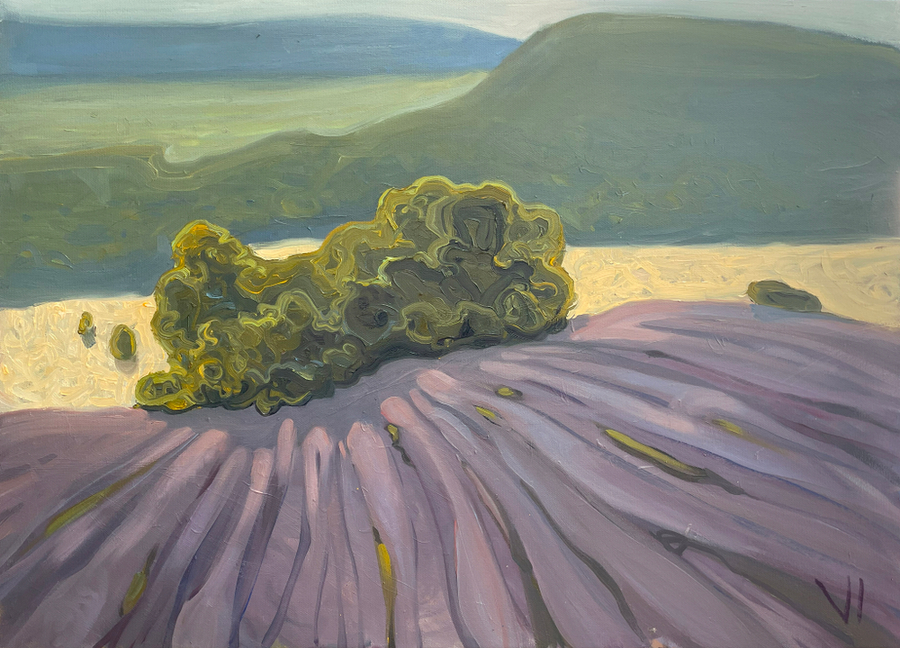 Картина 'Что-то фиолетовое'