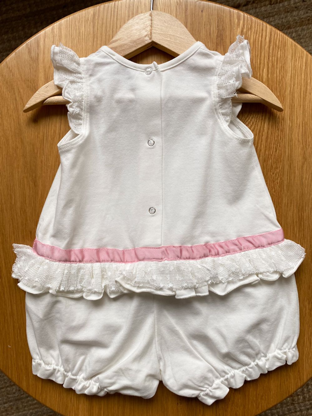 Новый хлопковый ромпер Monnalisa, 68