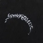 Толстовка Ymkashix Puff Zip велюровая черная