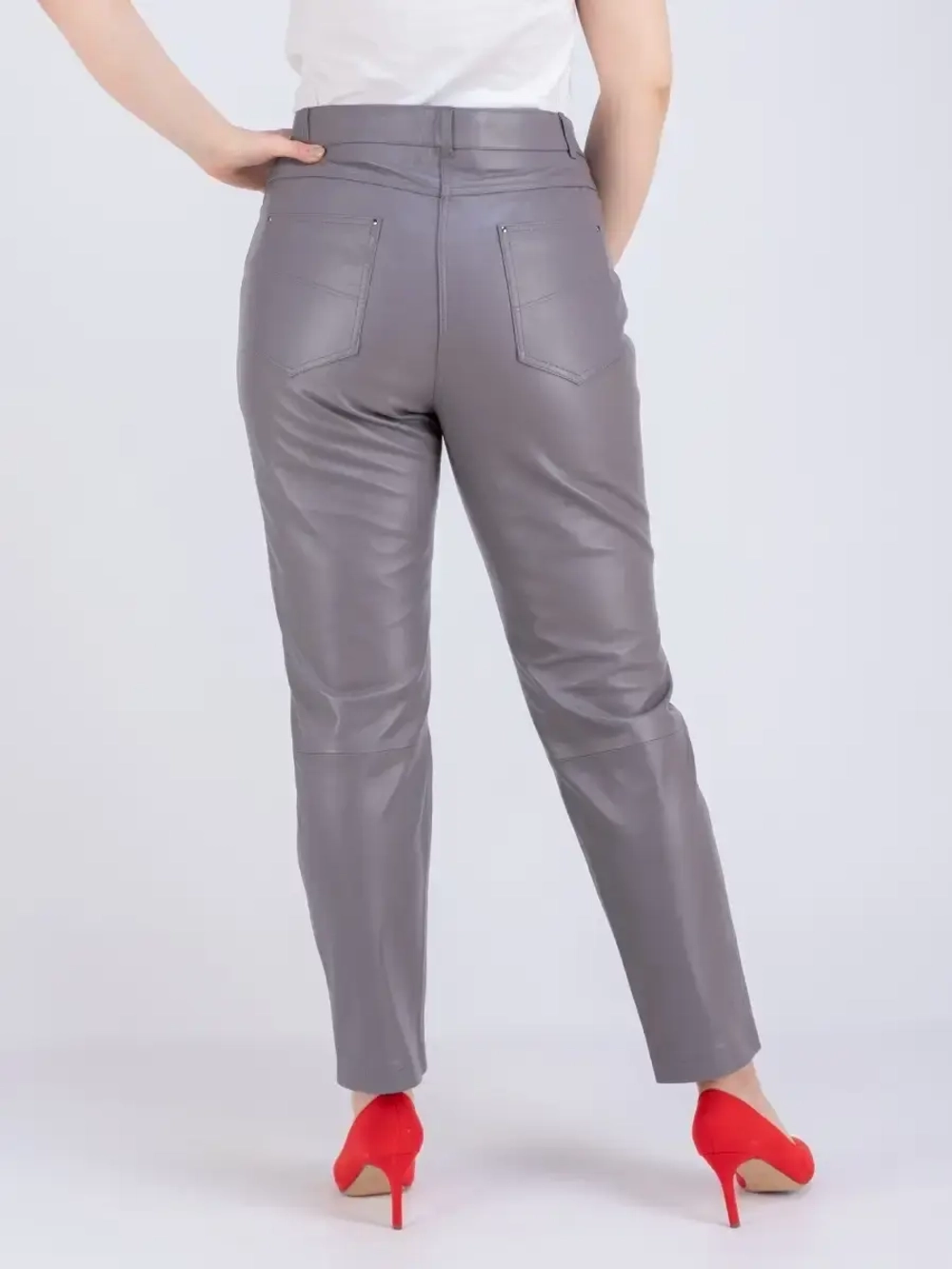 Брюки кожаные женские, джеггинсы женские