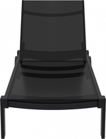 Шезлонг-лежак металлический Siesta Contract Casablanca, черный