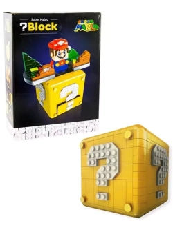 Конструктор Марио Блок Знак вопроса 788 деталей