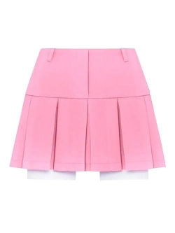 Юбка мини в складку