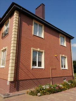 Гибкий кирпич цвет 503, имитация кирпичной кладки, 1уп/9м2