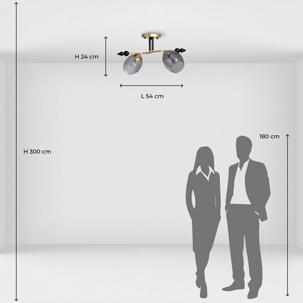Светильник на штанге De City Клэр 4 463012402