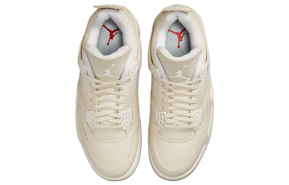Кроссовки Jordan Air Jordan 4 Retro "Sail" Levi'S (Женская размерная сетка)