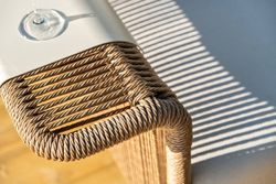 "Мальдивы" трансформирующаяся лаунж-зона из искусственного ротанга, цвет соломенный