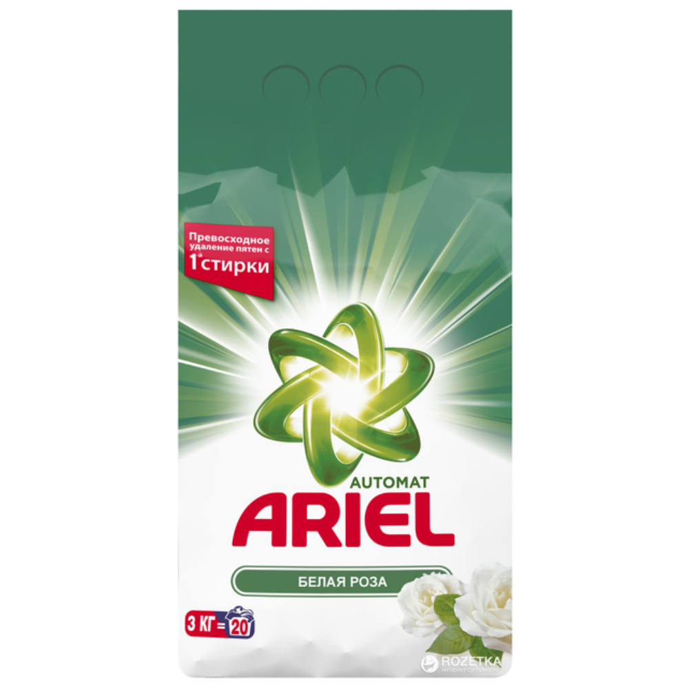 Стиральный порошок Ariel Белая роза 3 кг