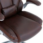 Кресло BRABIX PREMIUM "Phantom EX-553", рециклированная кожа, регулируемый подголовник, коричневое, 532941