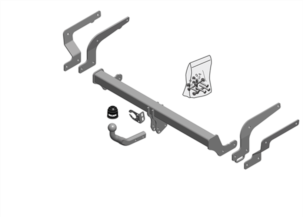 Фаркоп Brink (Thule) 663300 для Toyota RAV4 2018-(паспорт и сертификат в комплекте)(без электрики)