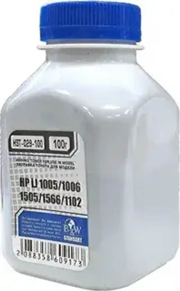Тонер для картриджей HP CB435A/CE285A/CF283A/CF244A, Canon CRG-712/725 (100гр) B&amp;W Standart