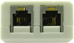 VCOM &lt; AG-ka63 / HL-2003 / VTE7703&gt; ADSL Splitter (AnnexA, вход 1xRJ-12, выход 2xRJ-12)
