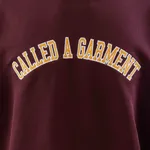 Толстовка Called a Garment College вишневая