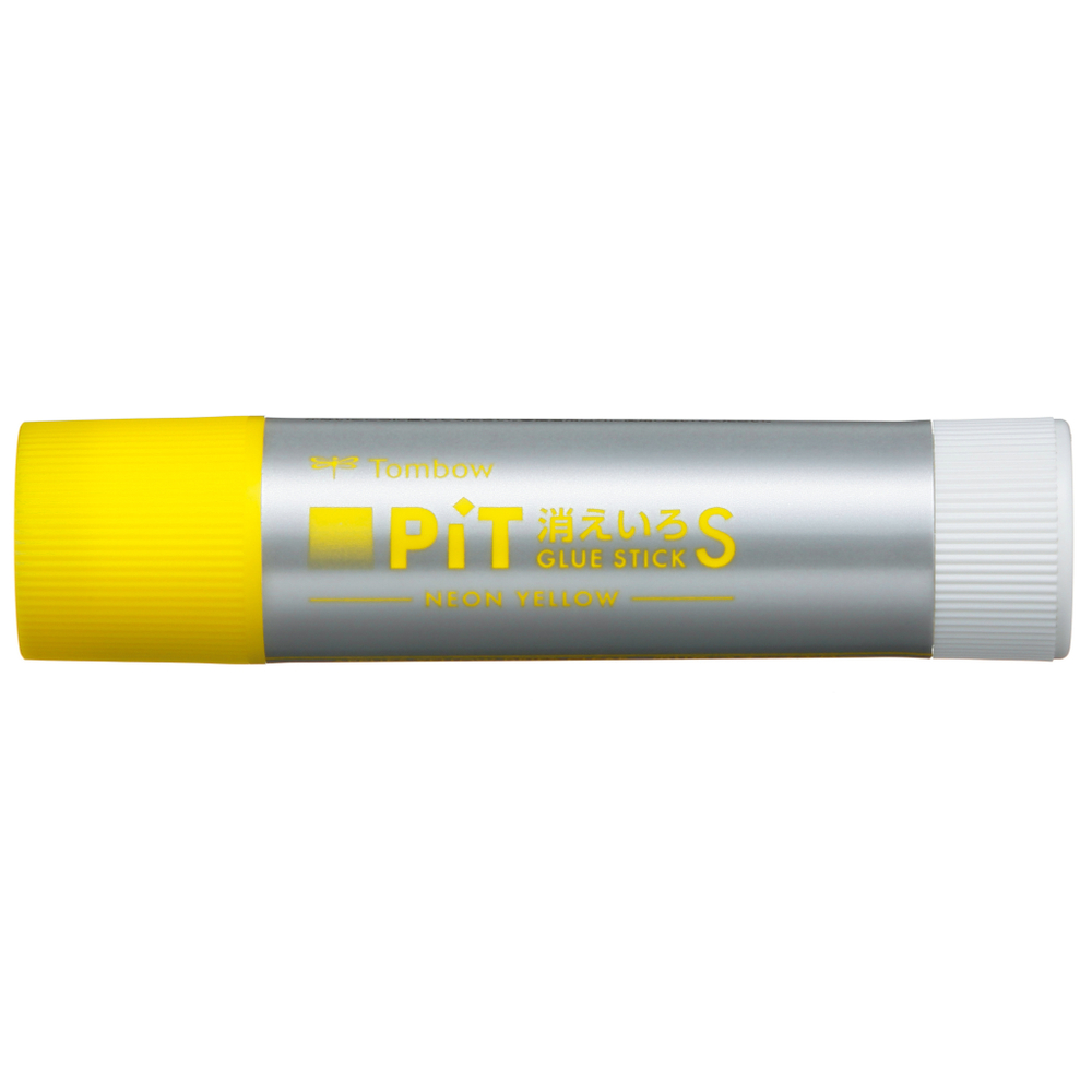 Клей-карандаш Tombow PiT KIEIRO S Neon Yellow Silver