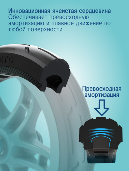 Самокат Micro Classic NanoGrid, зеленый