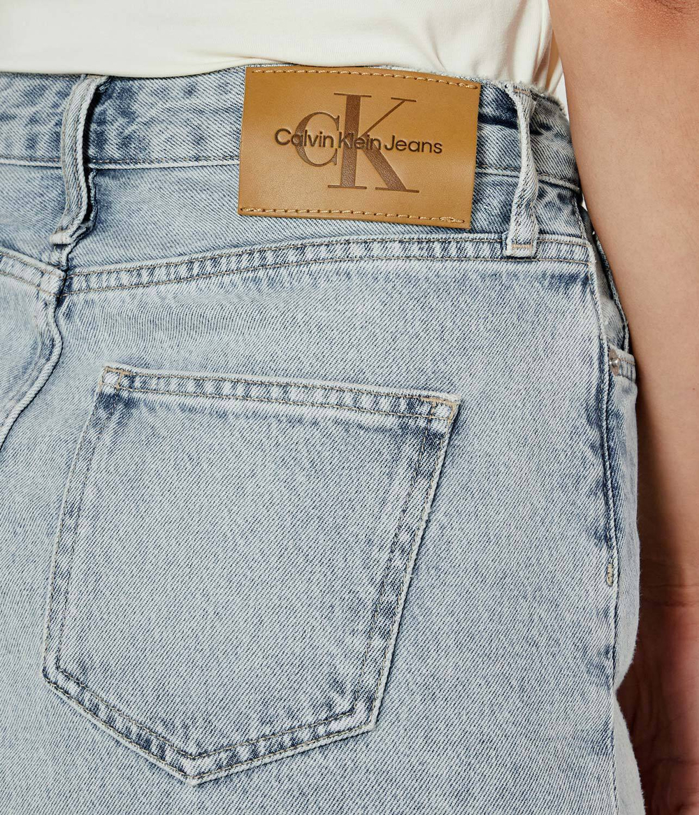 Джинсовая юбка Calvin Klein Jeans - голубой(J20J224534)