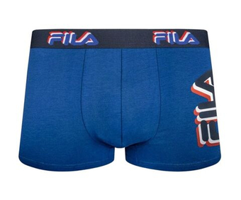 Мужские спортивные боксеры Fila Boxer Elastic Logo 1P - небесный