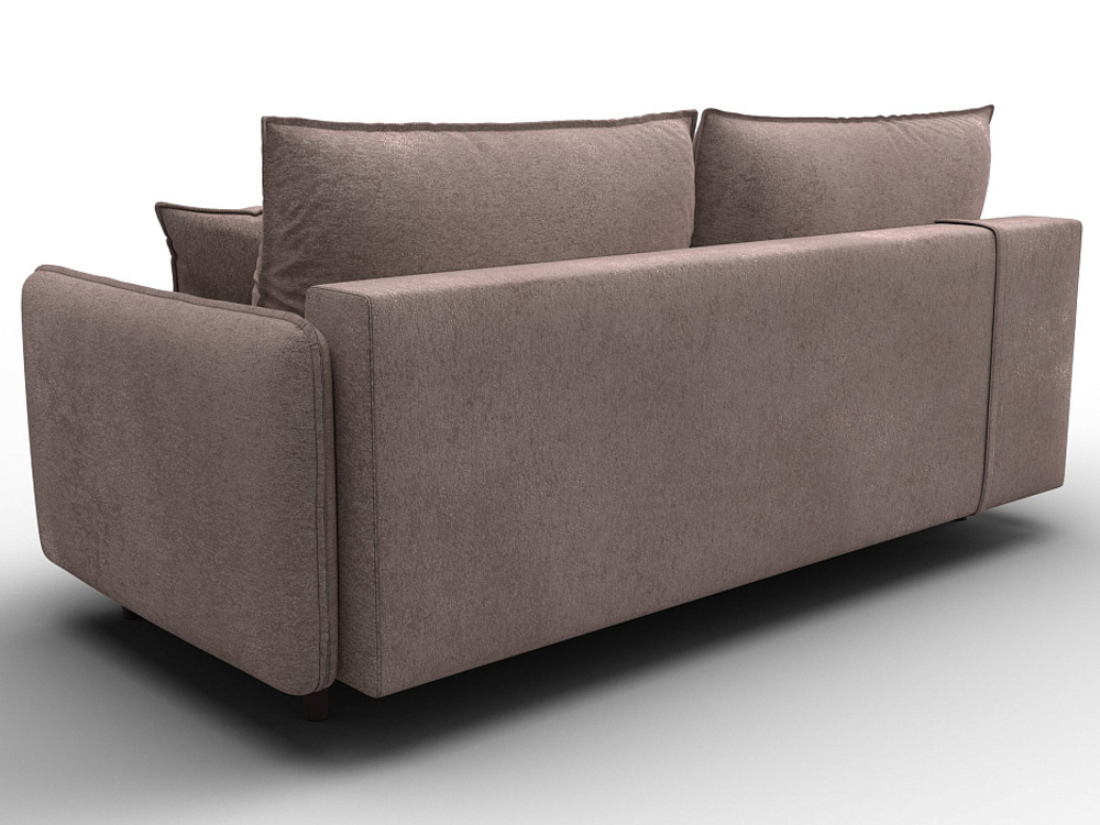 Диван прямой Лига-064 НПБ ВЕЛЮР TOWER 05 бежевый