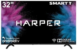 Телевизор Harper ЖК 32"; 32R720TS черный