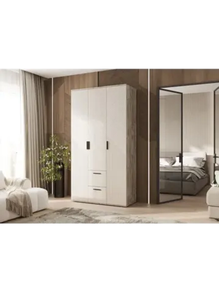 Шкаф для одежды 3 створки Кашемир 120х51х223