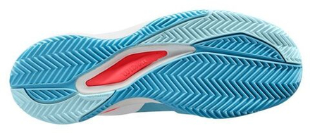 Женские Кроссовки теннисные Wilson Rush Pro Ace Clay W - scuba blue/white/fiery coral