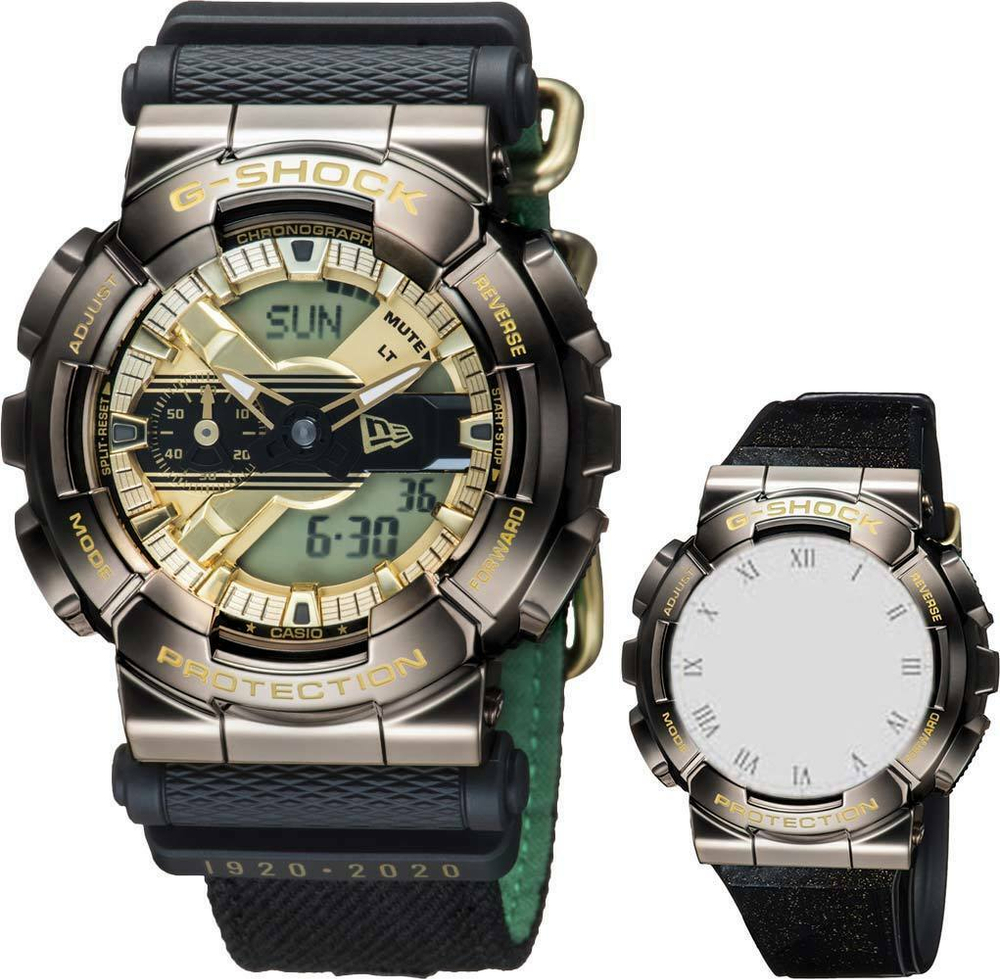 Японские наручные часы Casio G-SHOCK GM-110NE-1AER с хронографом