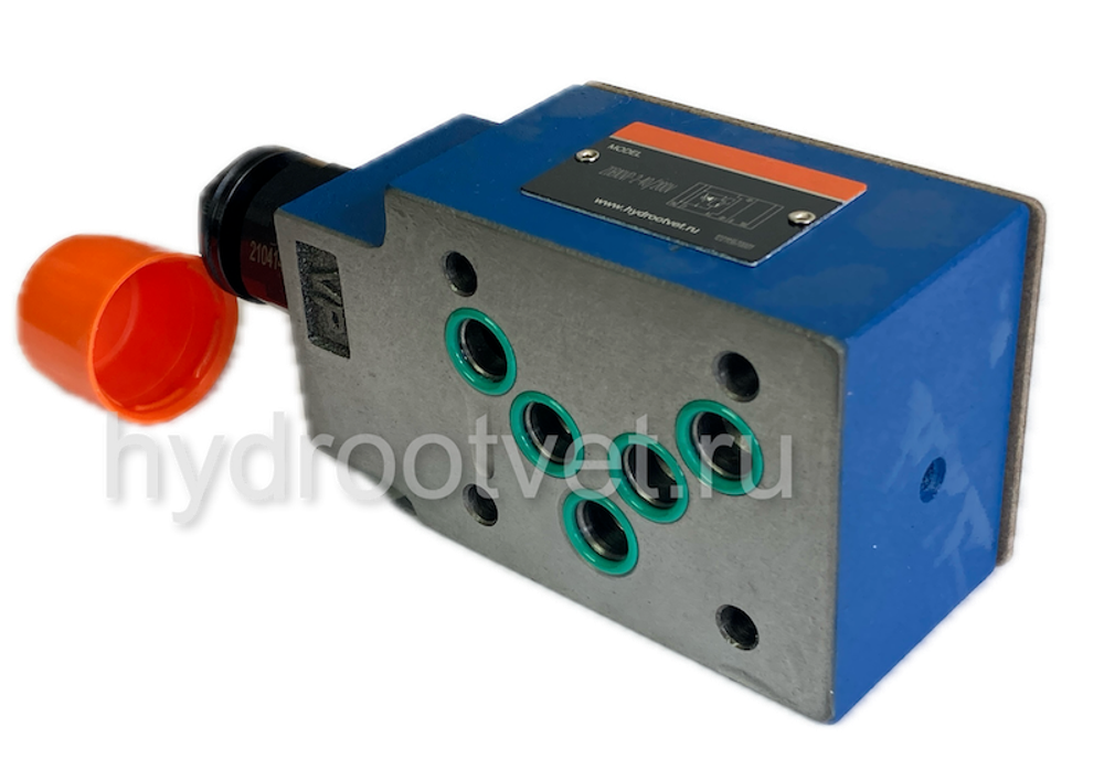 ZDB10VB2-4X/200V - Предохранительный клапан Ду 10 модульного монтажа, давление регулировки 200 бар, в каналах B → T