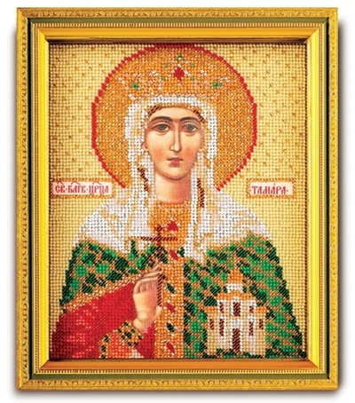 "Святая Царица Тамара"-В-345 вышивка
