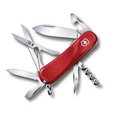 Нож перочинный Victorinox Evolution S14 (2.3903.SE) 85мм 14функц. красный карт.коробка